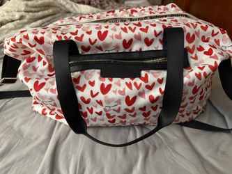 Juicy Couture Pink & Red Heart Print Tote Bag – Freshly Cleaned – Excellent Condition