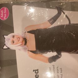 Halloween adult plus size cat costume