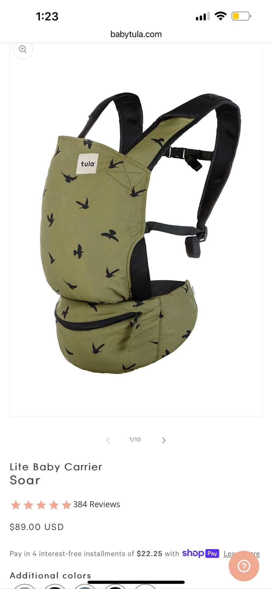 Tuna Baby Carrier