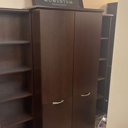 Matching Bookcases With Armoire