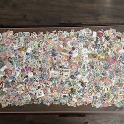 Over Two Thousand Assorted Worldwide Stamps