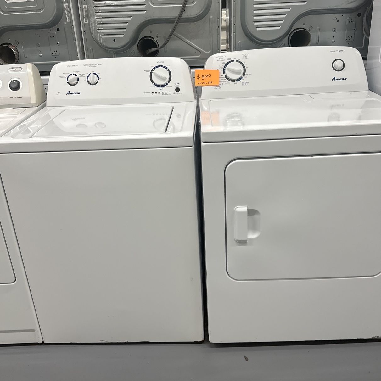 Amana Top Load Washer Dryer (Electric) Set lupon.gov.ph