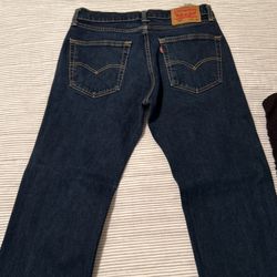 Dark Blue Levi 505 Jeans