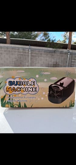 Bubble machine Pickup 2-11 Pm Rainbow/charleston Cash Only Read Description