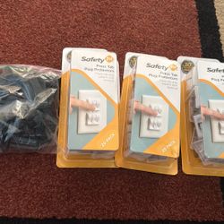 Plug Protectors And Drawer Locks For Child Safely 