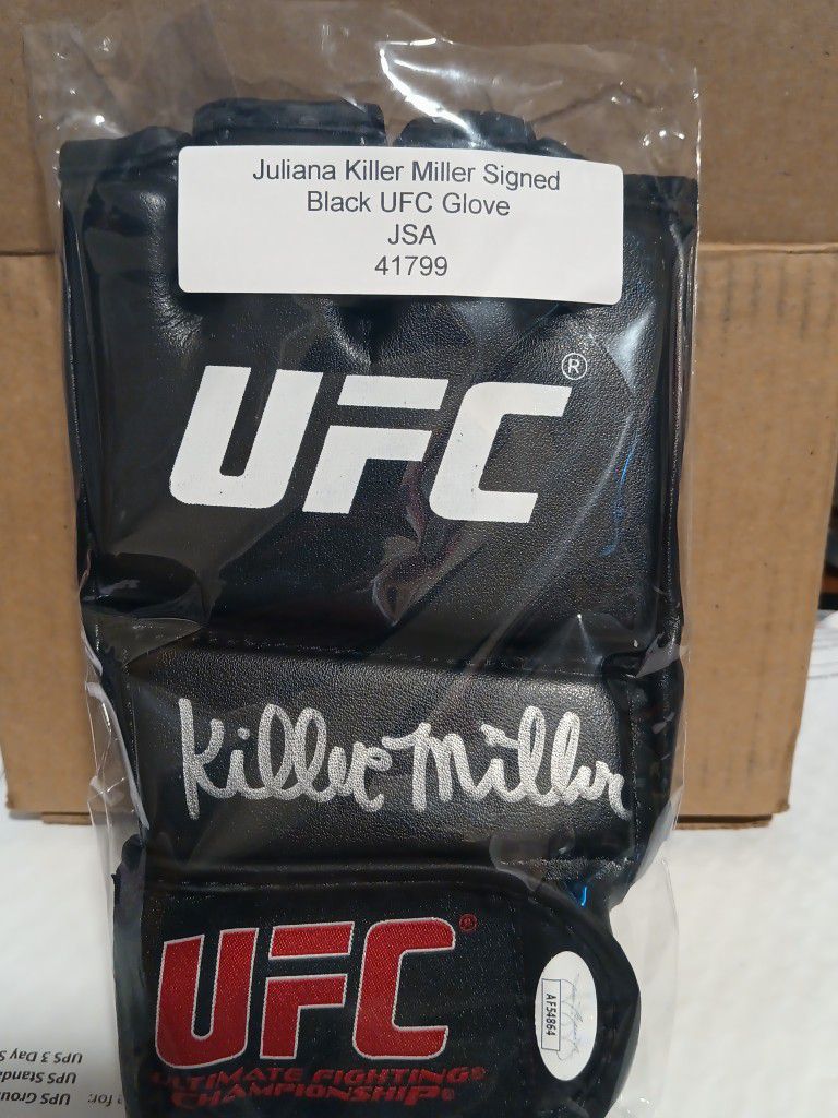 Miesha Tate Or Juliana (Killer) Miller Signed UFC Glove $50 Each