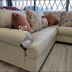 Amici Linen Sectional 2 Piece Ashley 