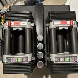 Home Gym Gear: PowerBlock Elite 50 + Stand + REP Fitness Adjustable Bench + Kettlebell