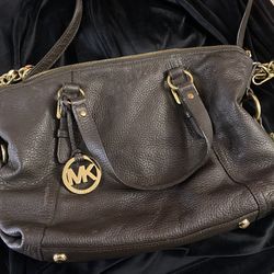 brown michael kors purse