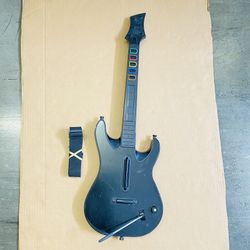 Xbox 360 Guitar Hero Wireless World Tour Black Redoctane Controller 95457.805. Fully tested and works great. Comes with shoulder strap. No other acces