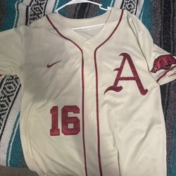 Andrew Benintedi Arkansas Razorbacks Baseball Jersey