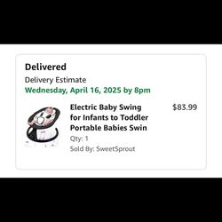 Electric Baby swing 