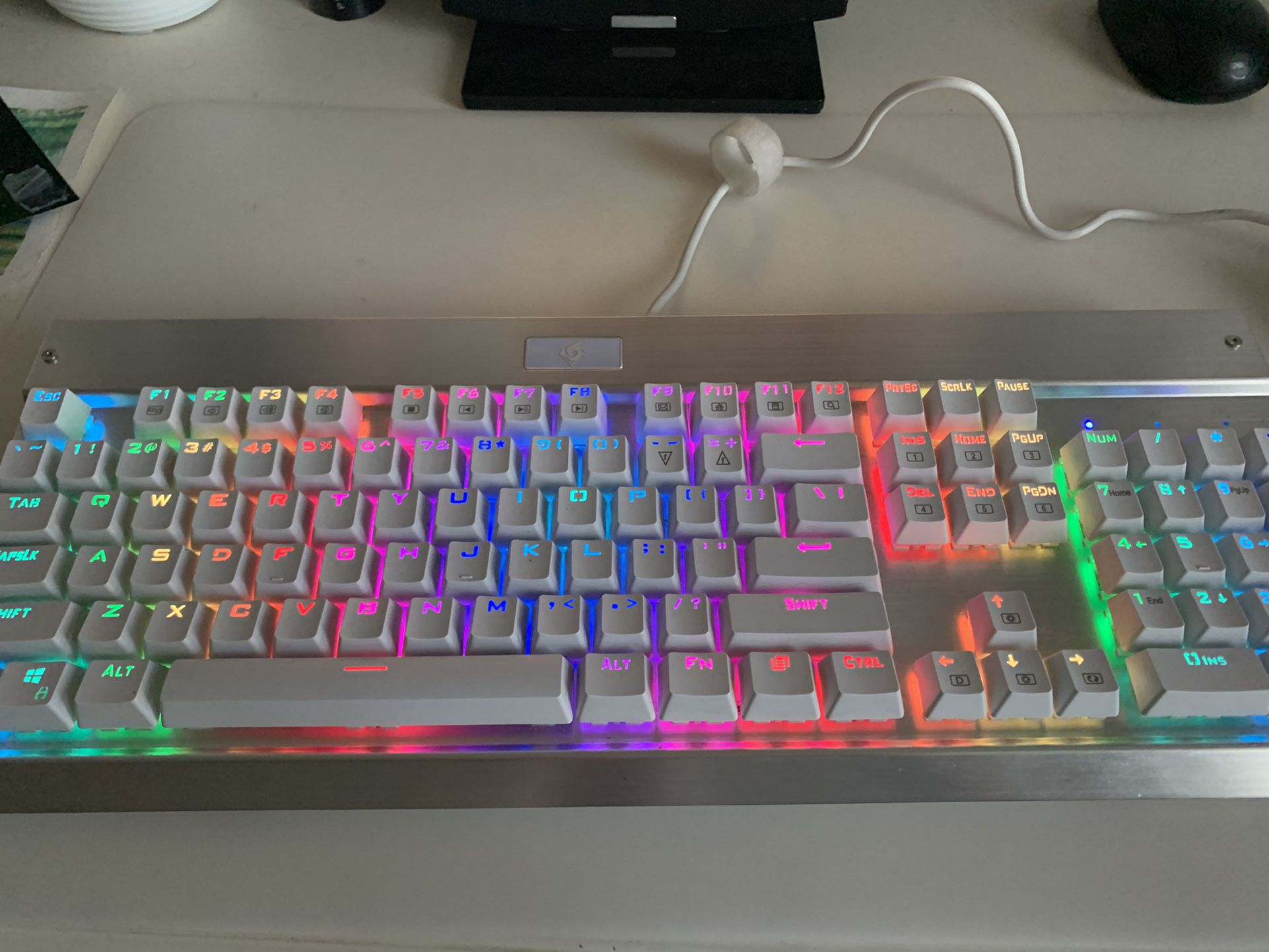 Mechanical Keyboard With RGB Lighting