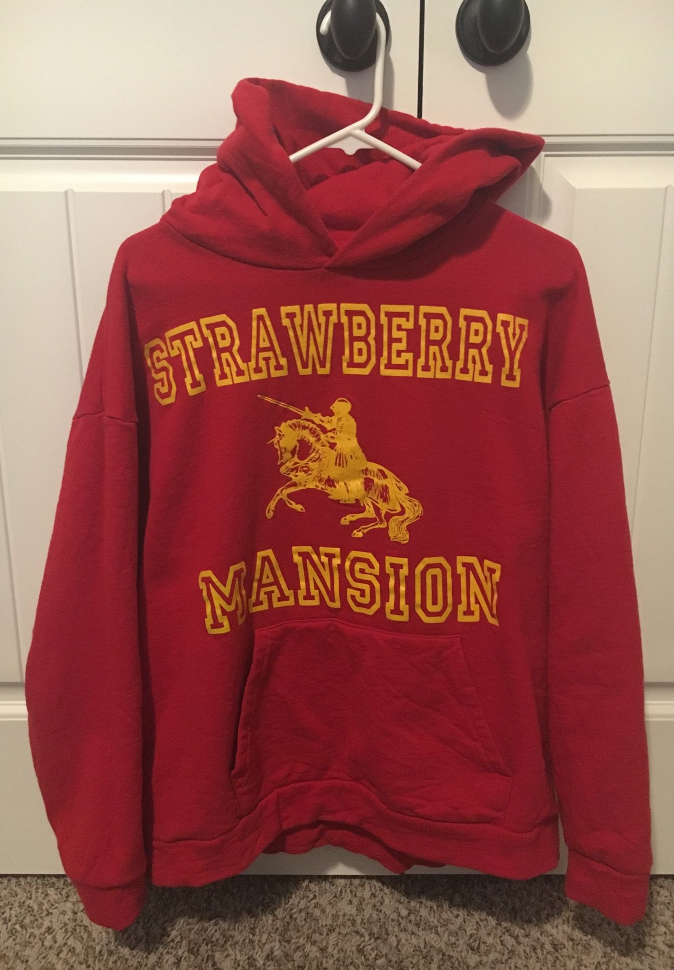 Strawberry Mansion hoodie Ian Connor revenge storm Virgil abloh the ten off white Unwanted size Large boxy fit