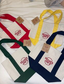 4 Trader Joe’s Mini Tote Bags