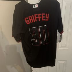 Nike Ken Griffey jr Cincinnati Reds baseball jersey size L