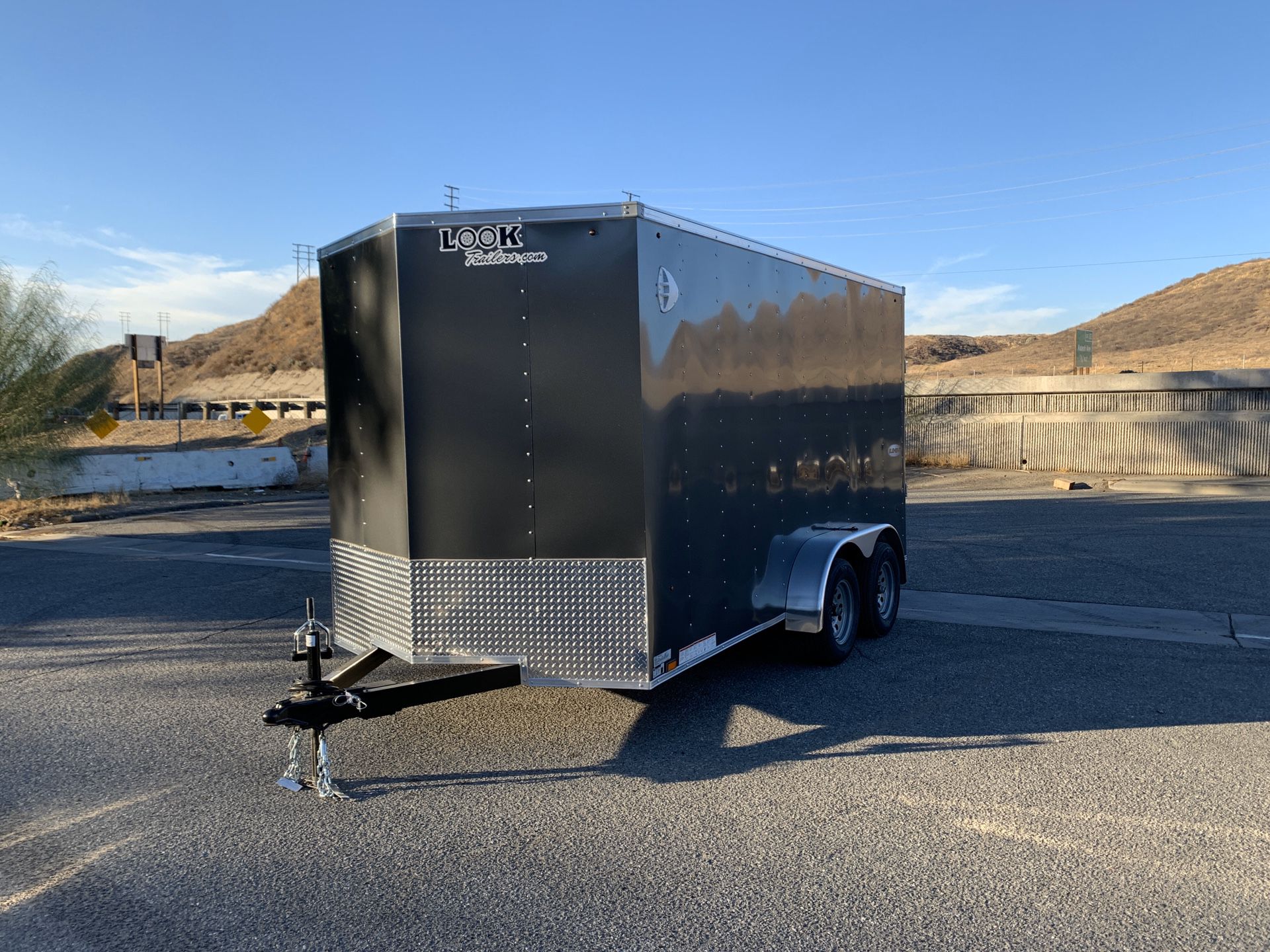 New 7x14 Look Enclosed Trailer * 12 inches extra height *