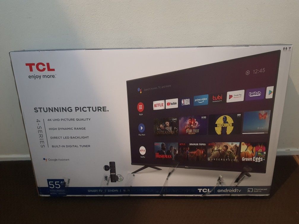 TCL ANDROID TV 55" INCH ( BRAND NEW)