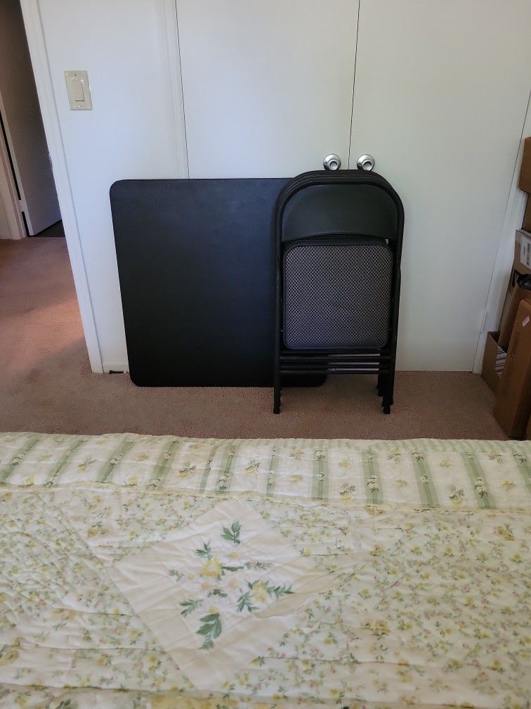 Card Table,  4 Chairs