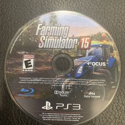 FARMING SIMULATOR 15 - SONY PS3 VIDEO GAME DISC ONLY TESTED