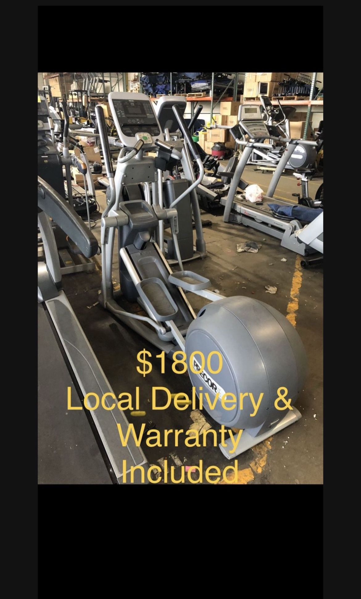 Precor 576i Elliptical - Preowned - Delivery/Warranty Included