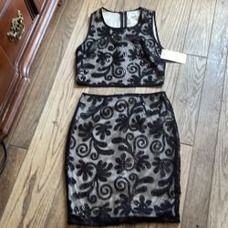 Sienna Sky Crop Top And Skirt Set