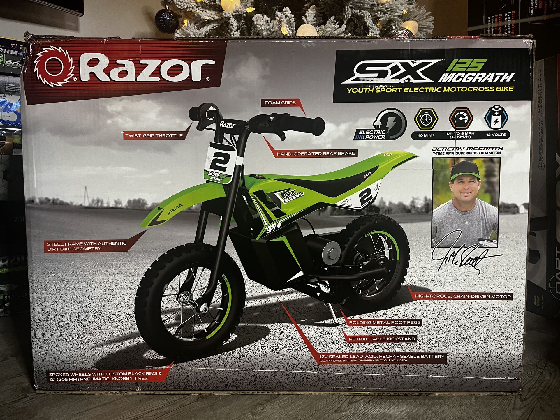 Razor SX125 electric dirtbike