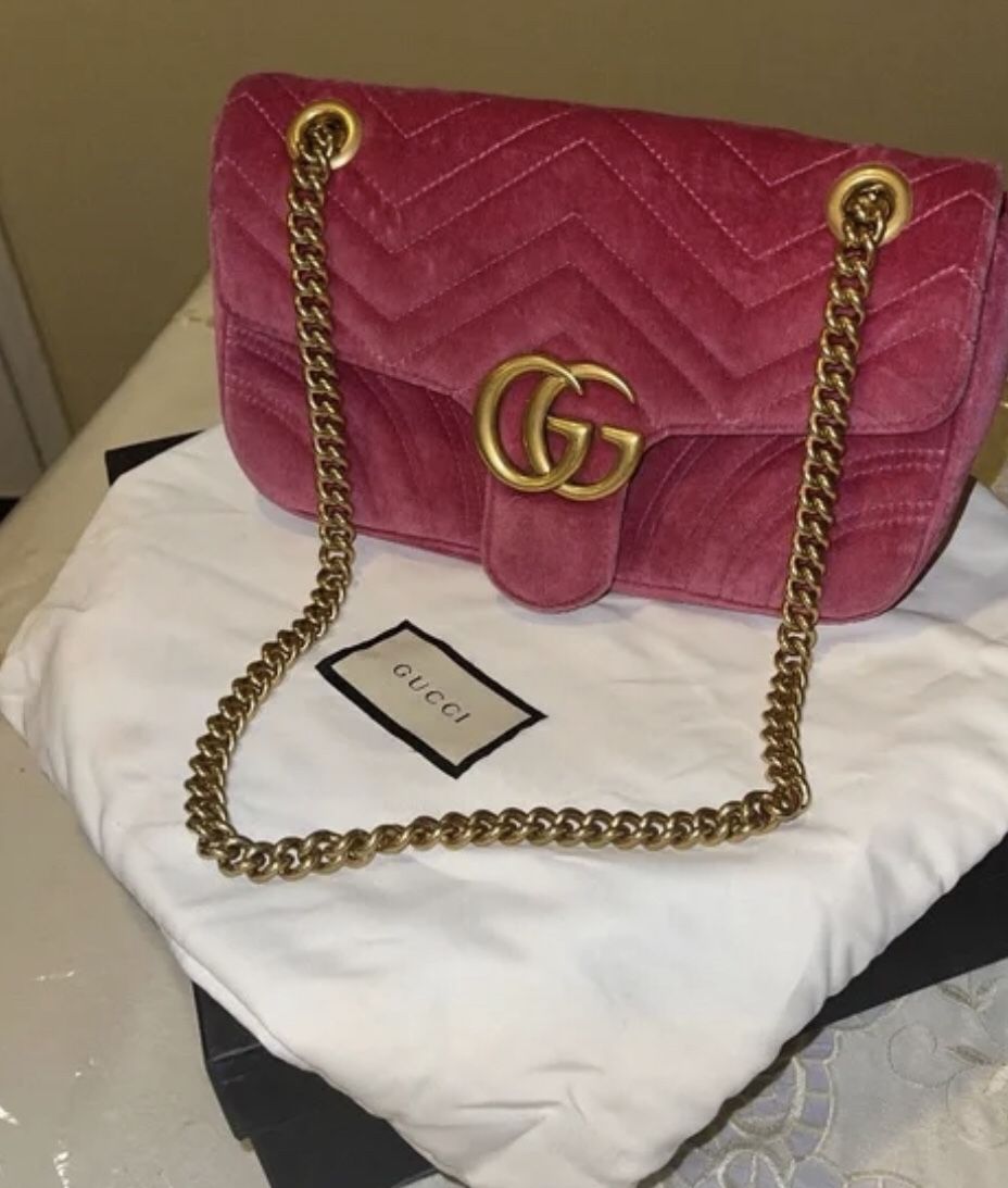 Gucci Pink Marmont Small Bag