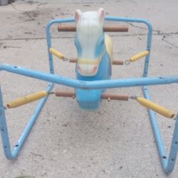 Vintage "Wonder Pony" Bounce On Kids Toy