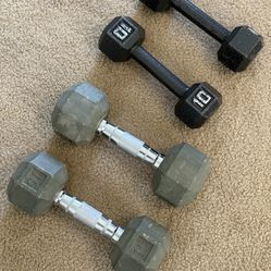 15 lb dumbbells