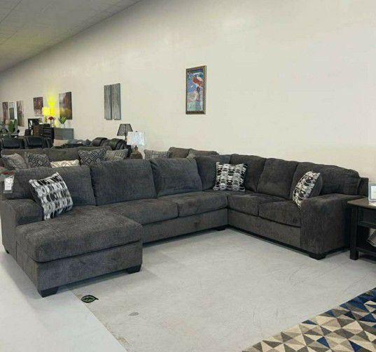 💥$40 Down Payment ➡️[SPECIAL] Ballinasloe Smoke LAF Sectional