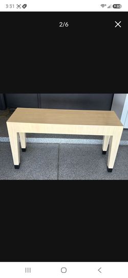 Light Wood Console Table