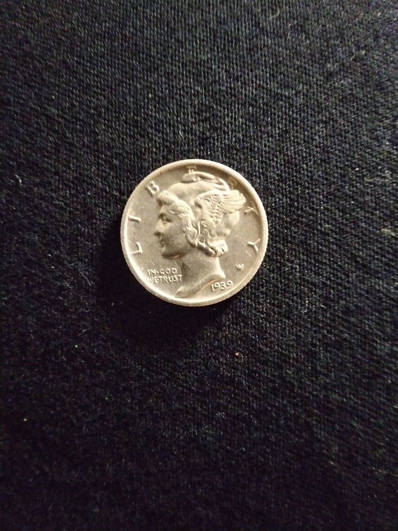 1939 S Mercury Dime