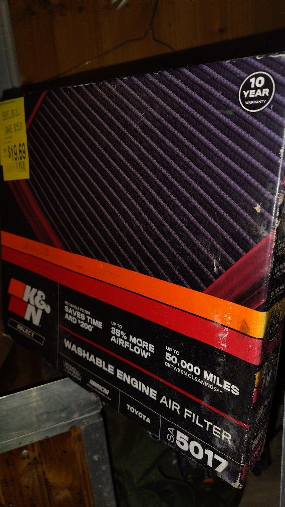 K&N Air Filter For Toyota