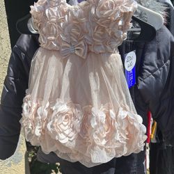 Baby Easter Dress With Diaper Cover 12mo