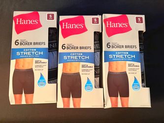 6 Pack boxers brief  size Small