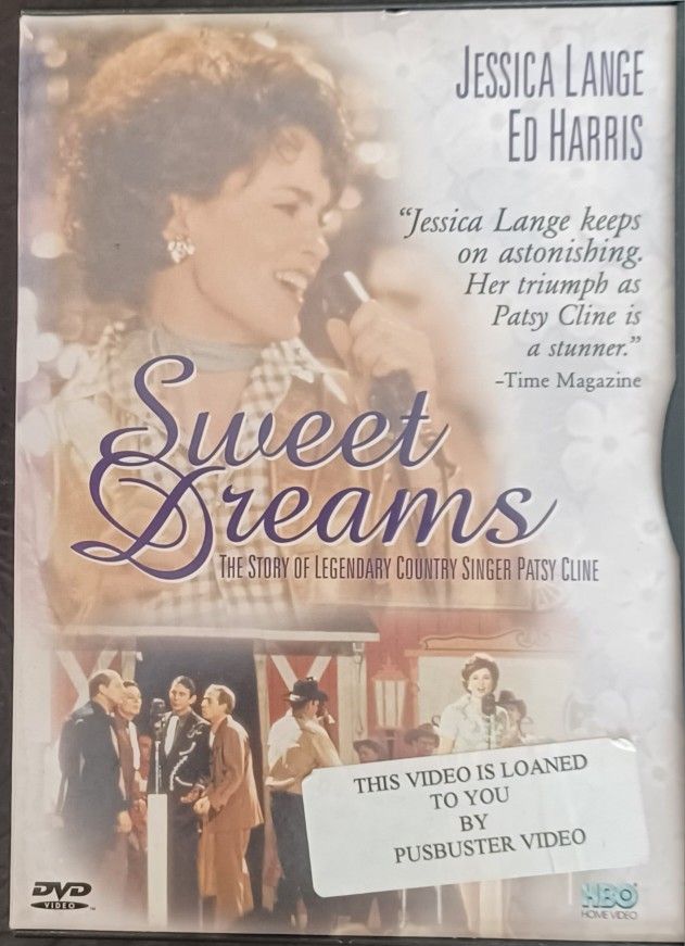 "Sweet Dreams" DVD- The Connie Francis Story-Jessica Lange,Ed Harris-Kar~ EX