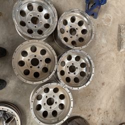 Wheels 15x8 -19 offset. 5x5 lug pattern