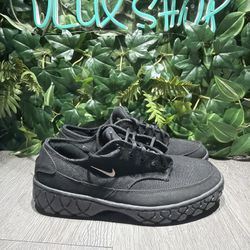 Vintage Nike ACG Zion Low Hiking Boot 90s Men’s 9 Black Shoes Cavas