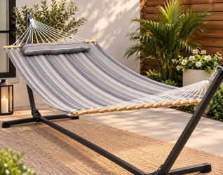 Outdoor Hammock with Pillow