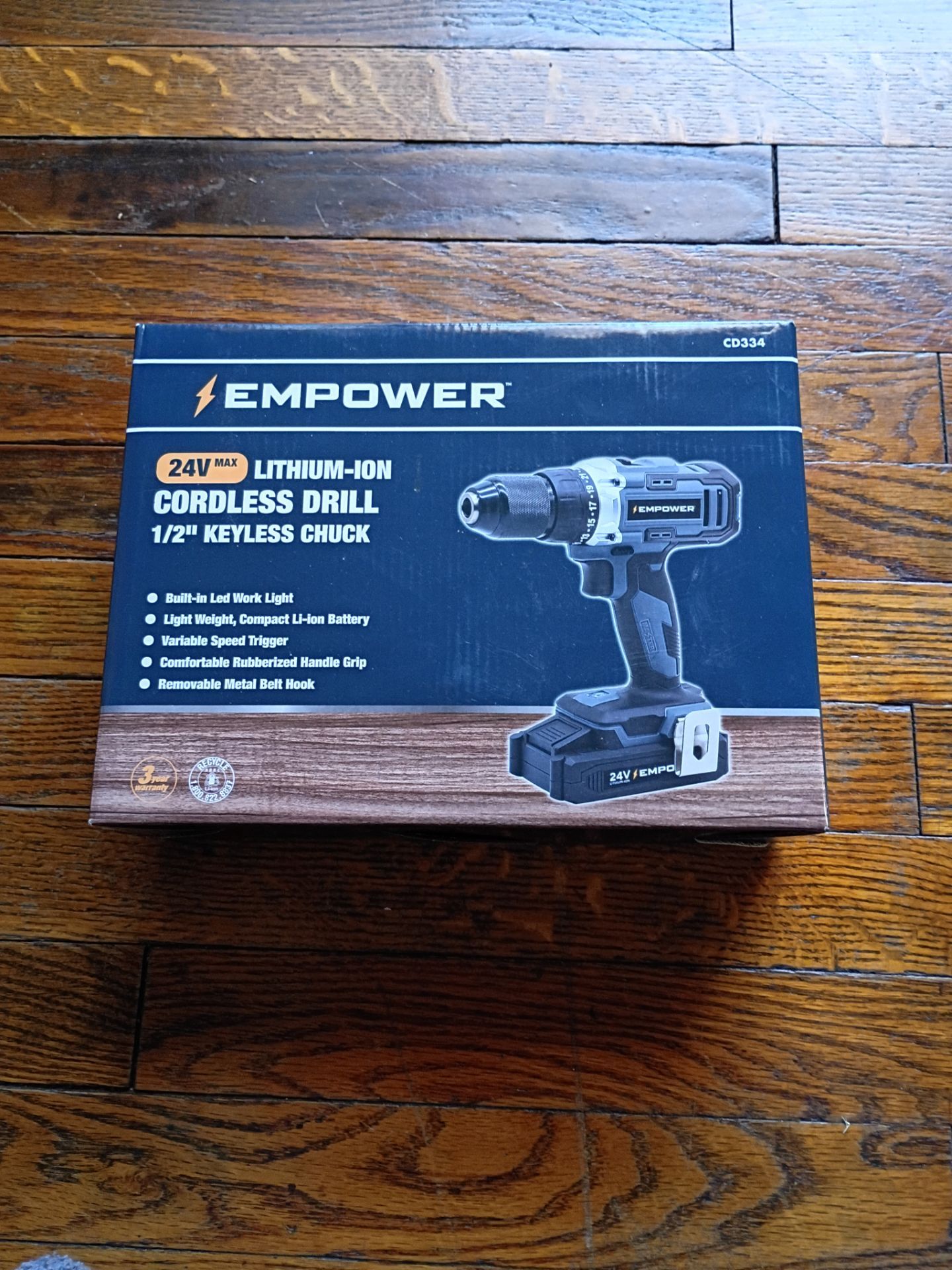 New Empower Cordless Drill