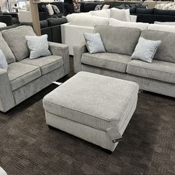 Grey Sofa Couch Set