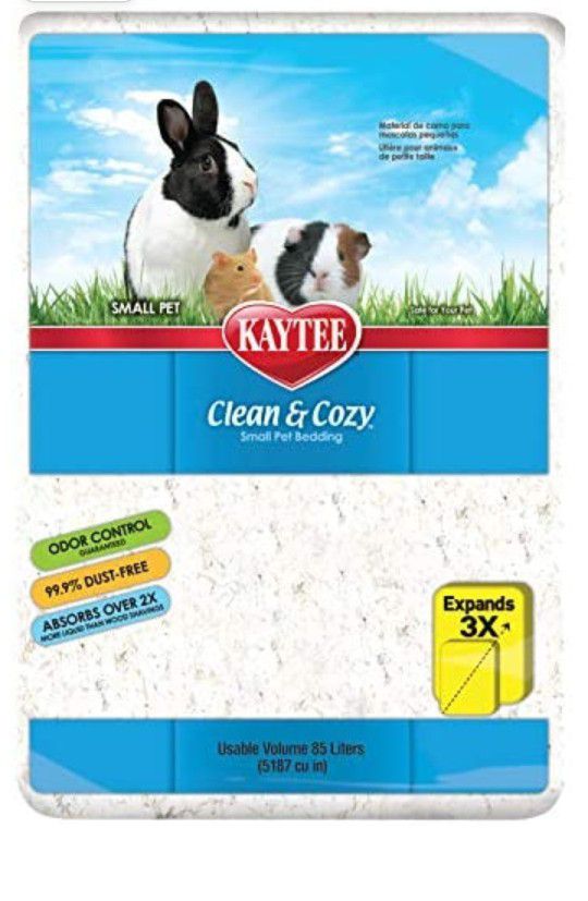 Kaytee Clean & Cozy White Small Animal Pet Bedding