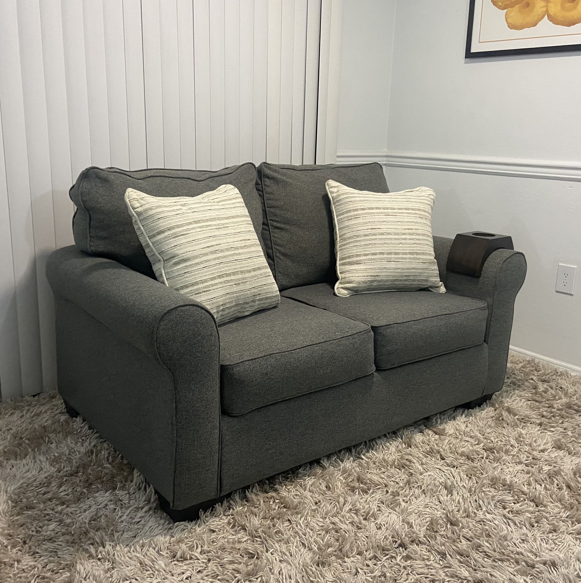 Nice Gray Loveseat Sofa by Ashleys Furniture for Sale in Largo, FL ...