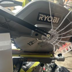 RYOBI 15 Amp 12 in. Corded Sliding Compound Miter Saw with LED Cutline Indicator