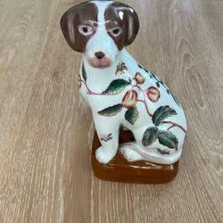 Porcelain Foo Dog Figurine Statue