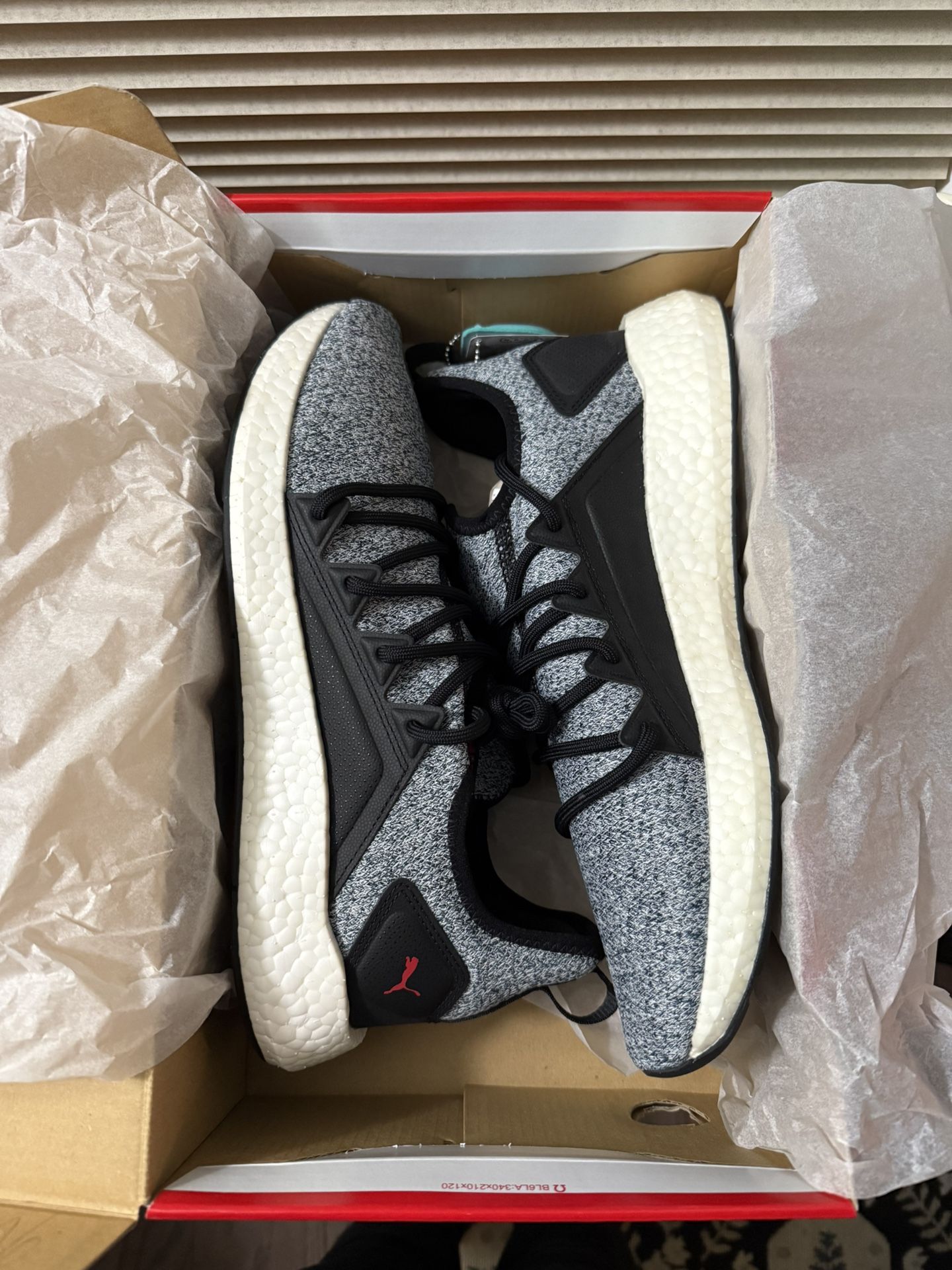 Puma Black-High Risk Red 