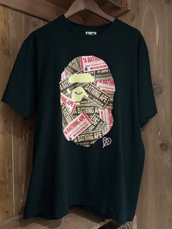 BAPE A Bathing Ape Graphic T-Shirt Black valentine chocolate