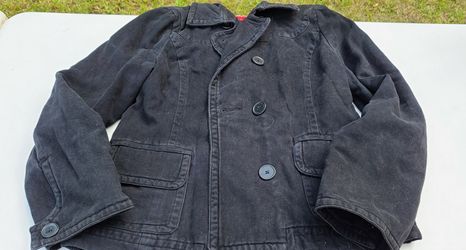 Womens Black Pea Jacket