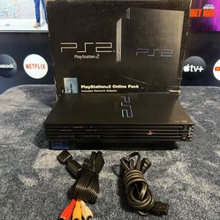 Ps2 Fat With Box (No Controller)